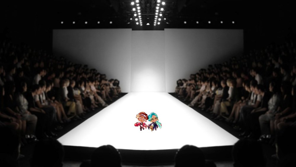 Пустой зал показа мод