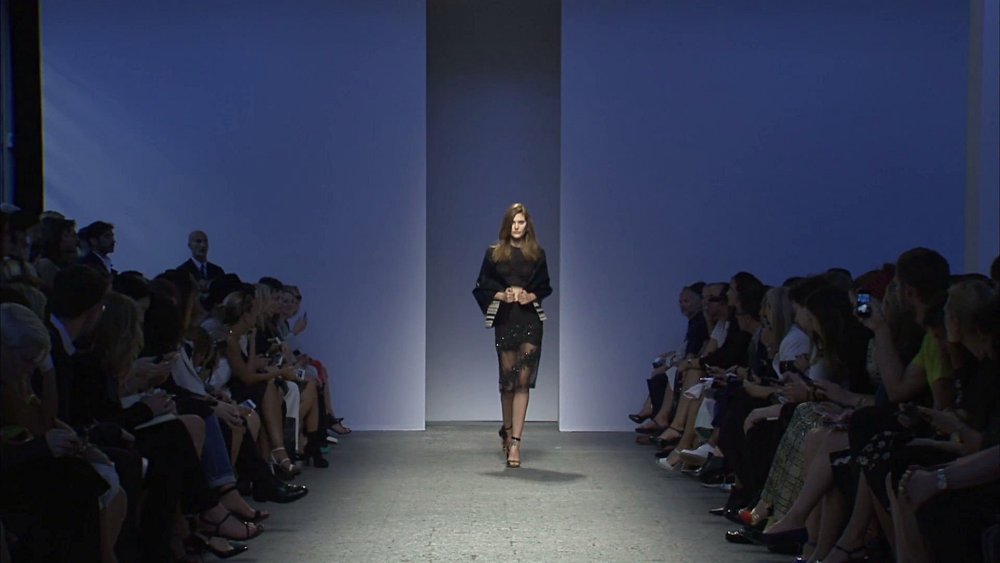 Съемка показа мод