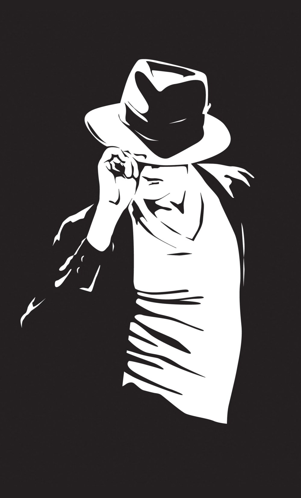 Майкл Джексон силуэт