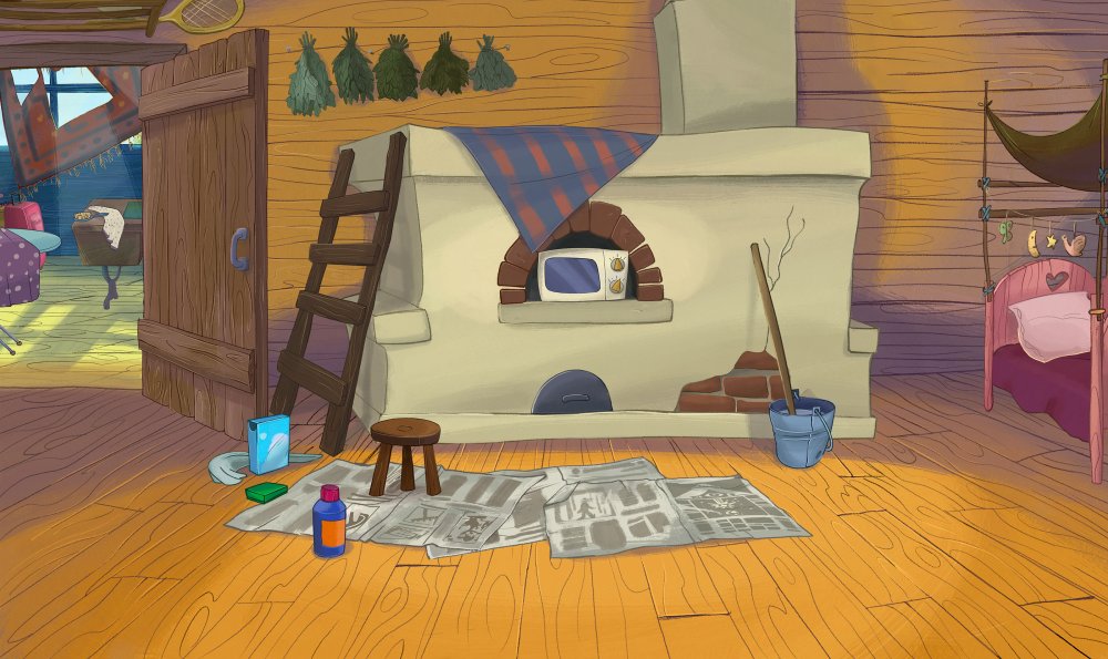 Домик из Простоквашино новый