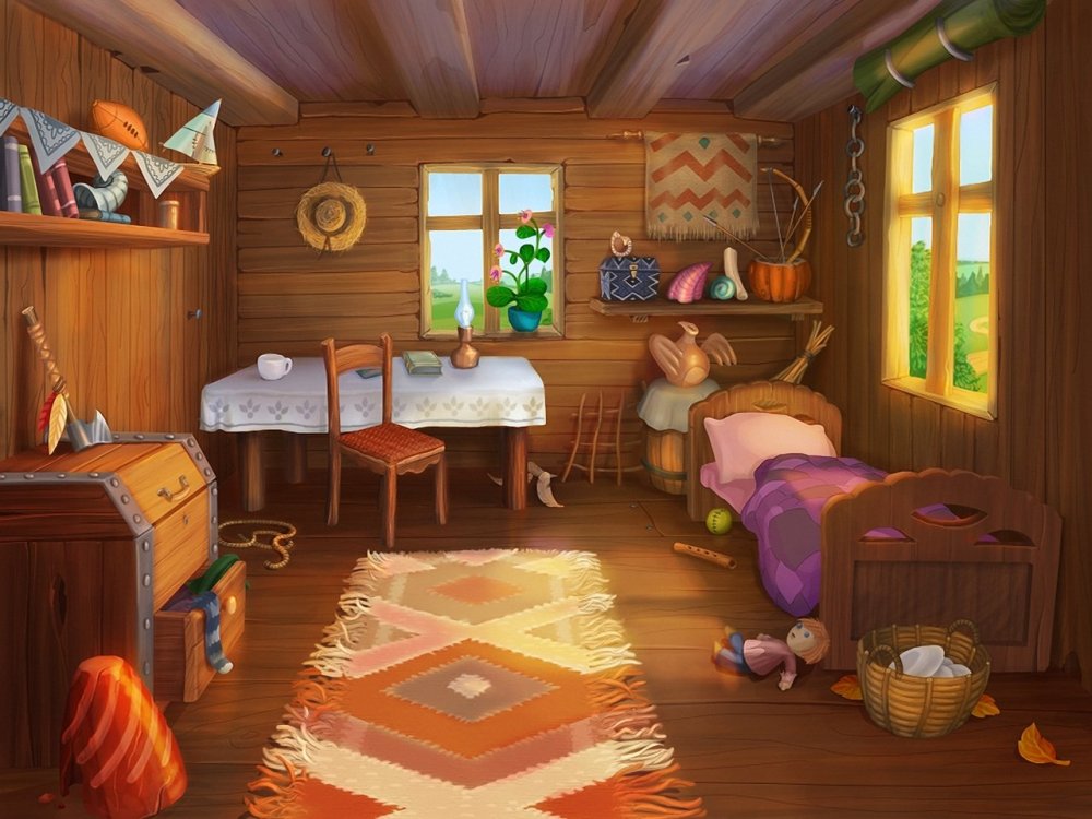 Сказочный дом внутри