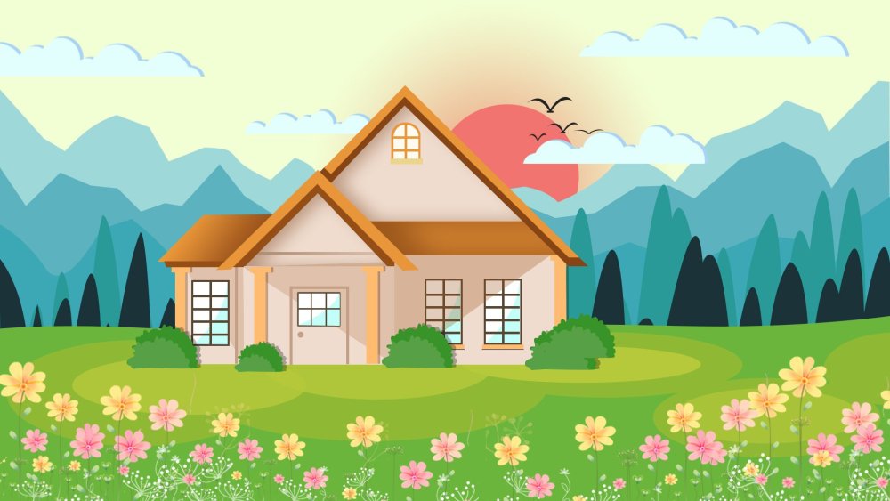 Сказочный деревенский домик