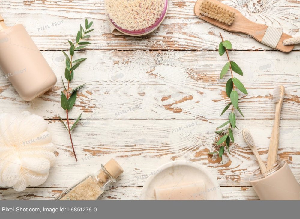 Банные принадлежности фон