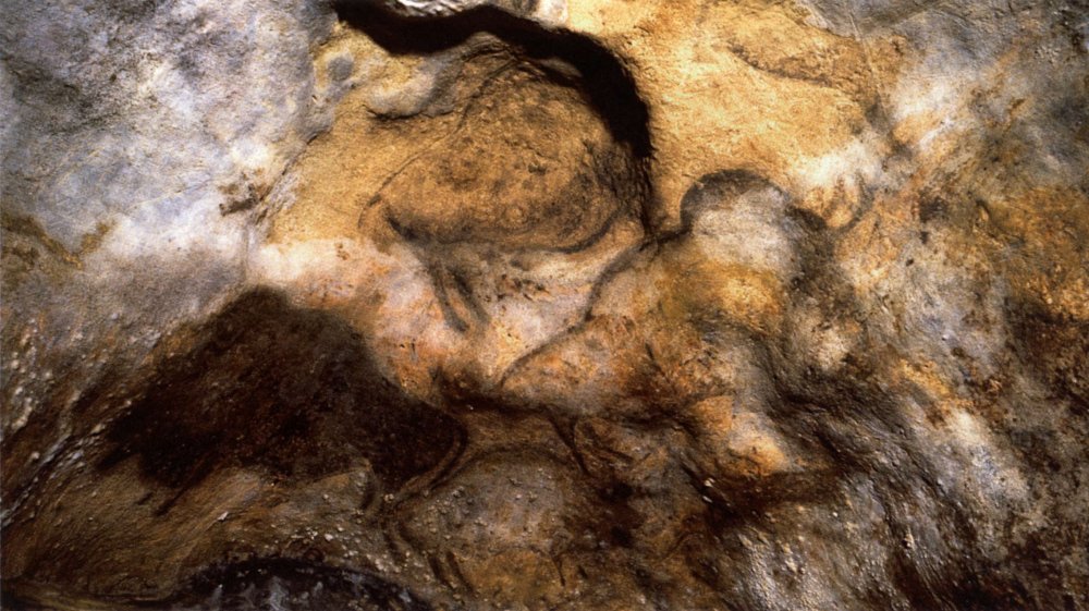 Наскальная живопись Мамонтов