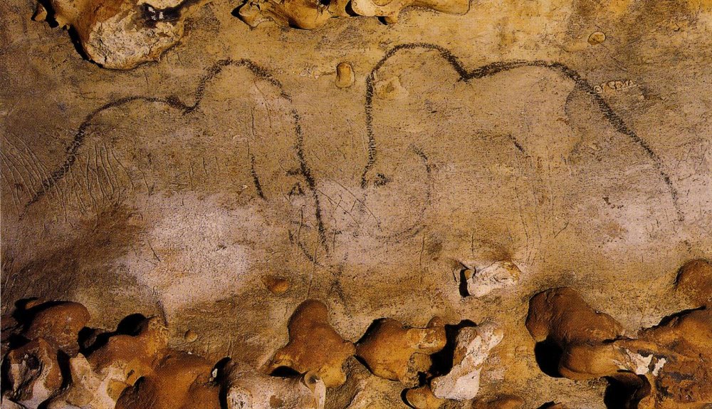 Наскальная живопись пещера Руффиньяк