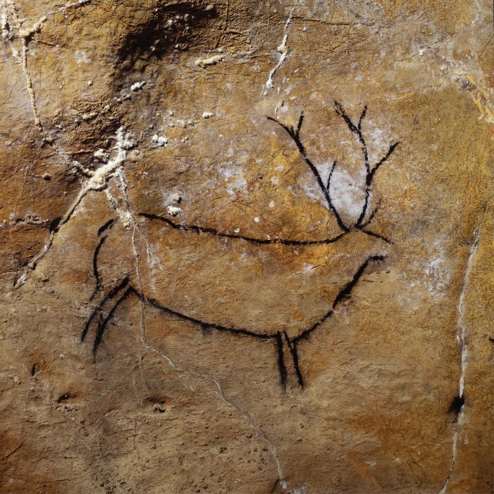 Первобытное искусство Наскальная живопись пещера Альтамира