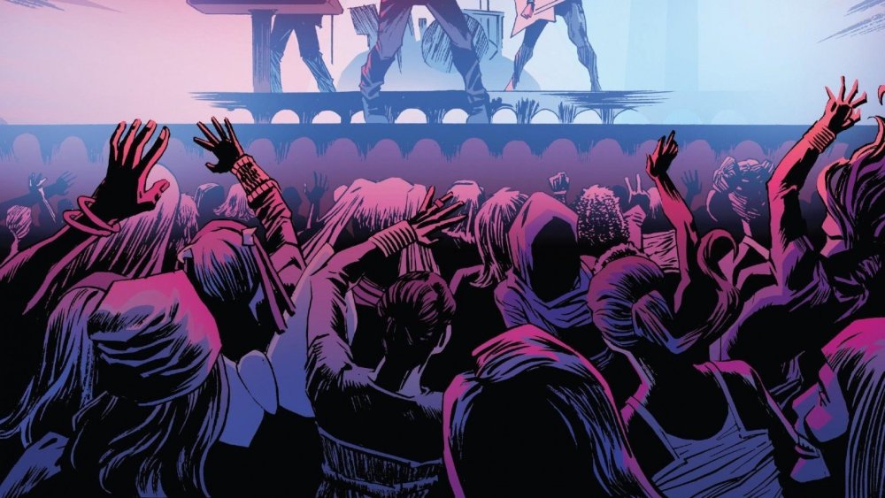 Толпа людей арт