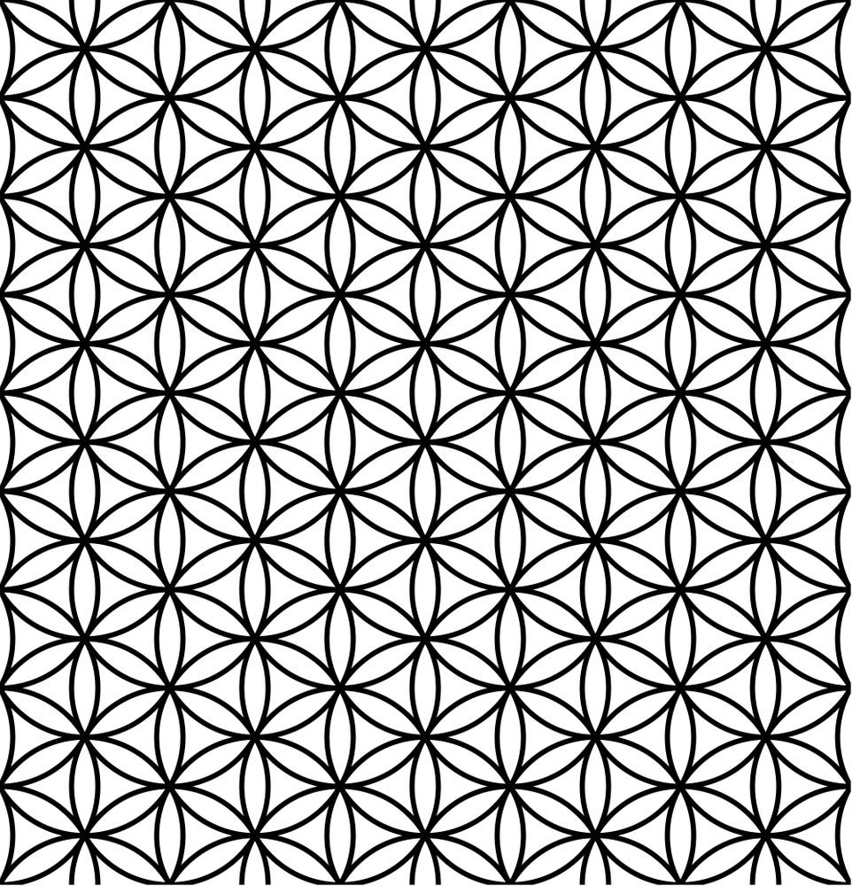 Цветок жизни паттерн