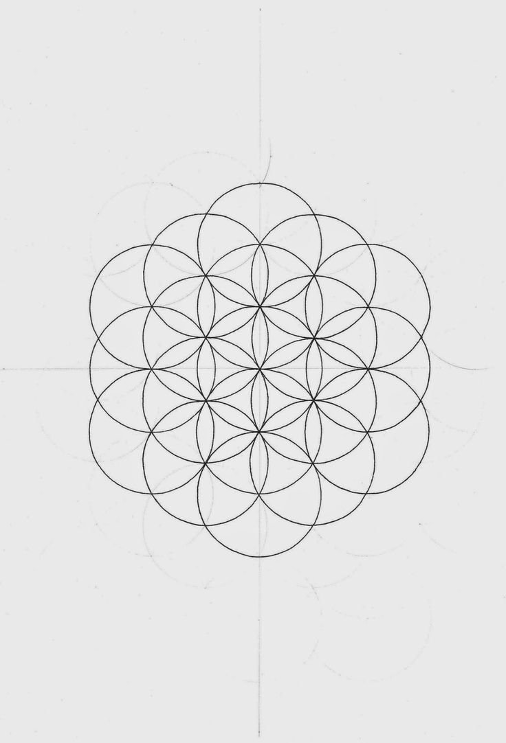 Цветок жизни символ в Египте