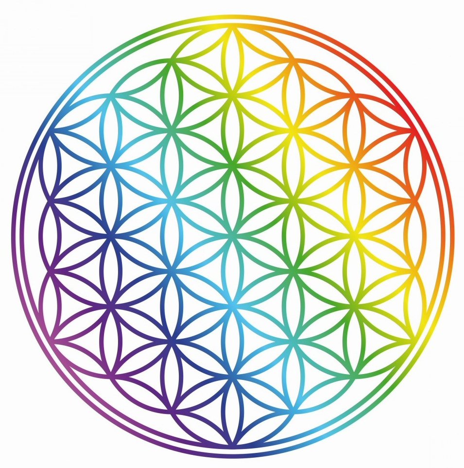 Цветок жизни Радужный