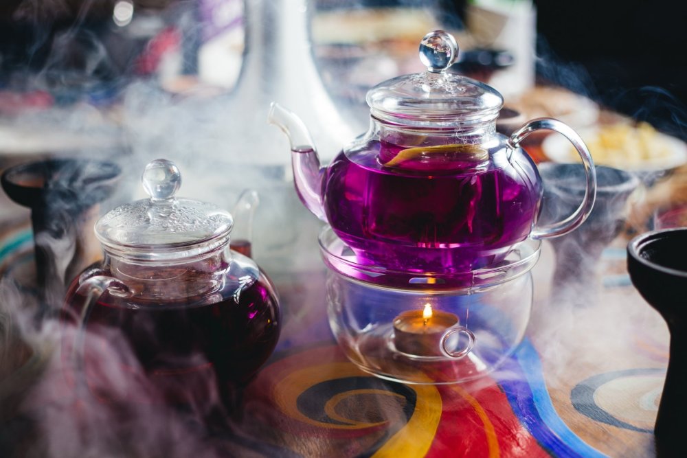 Кальян и чай