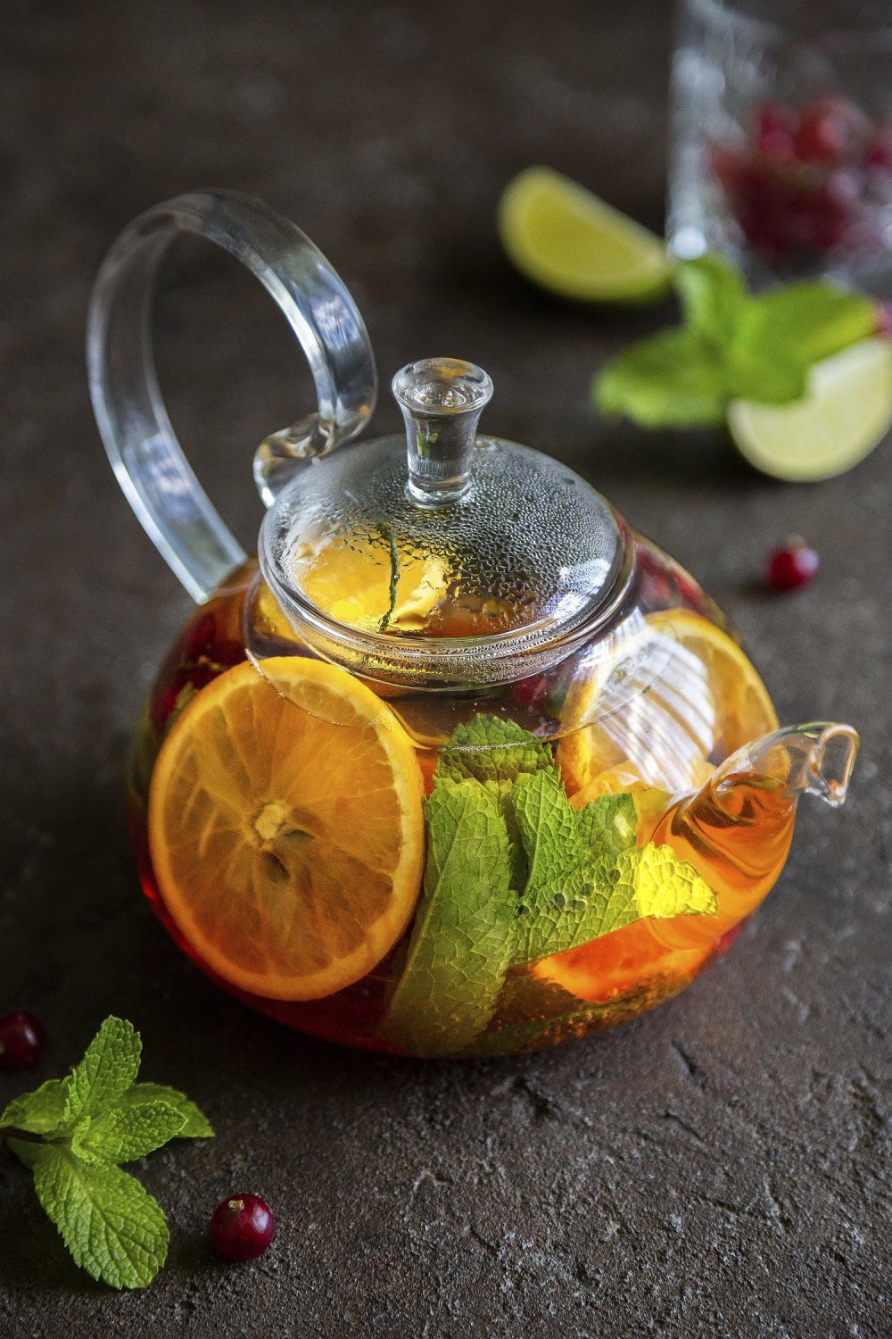 Чай с ягодами