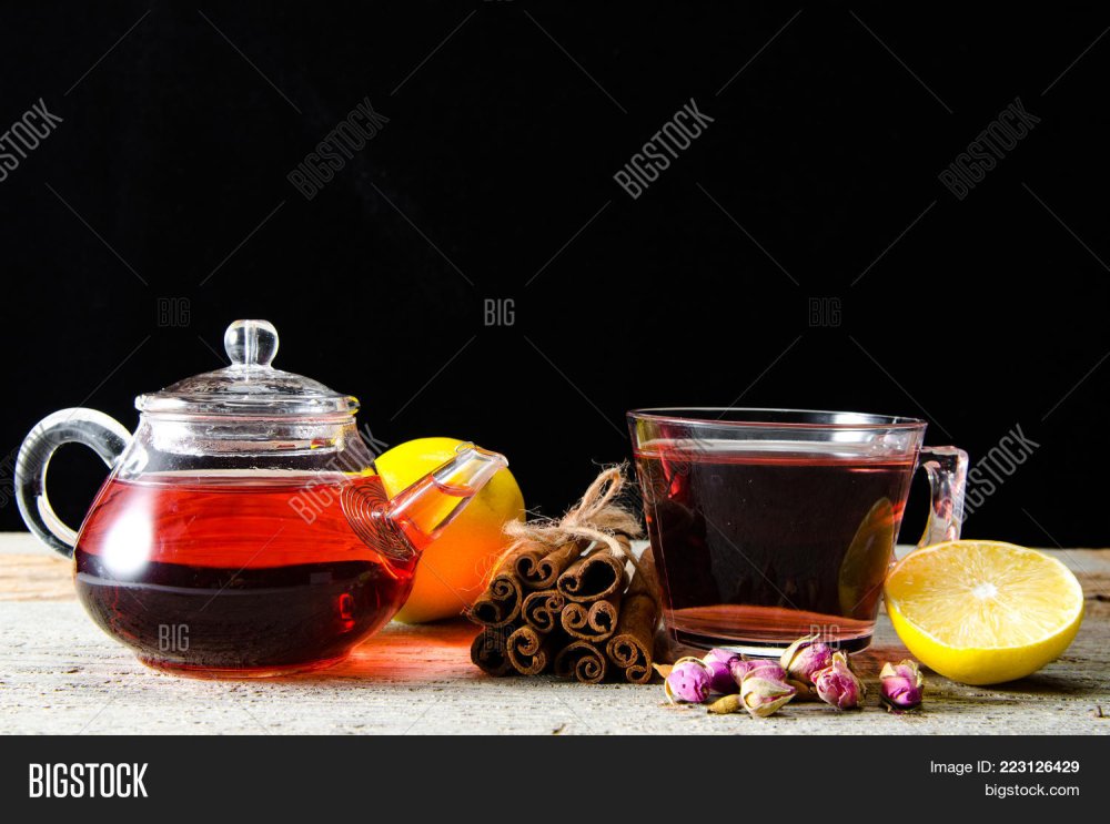 Фруктовый чай без фона