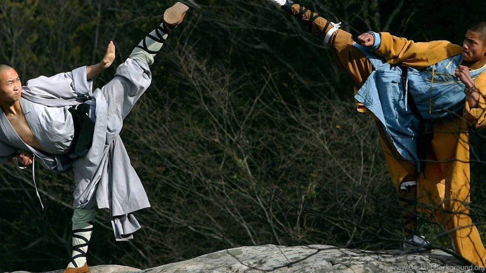 Шаолинь монахи бойцы