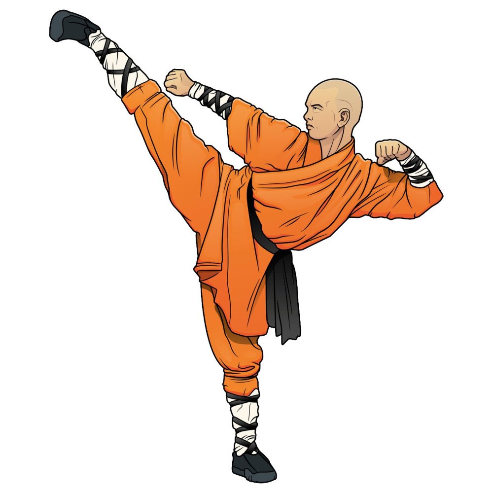 Шаолиньский монах арт