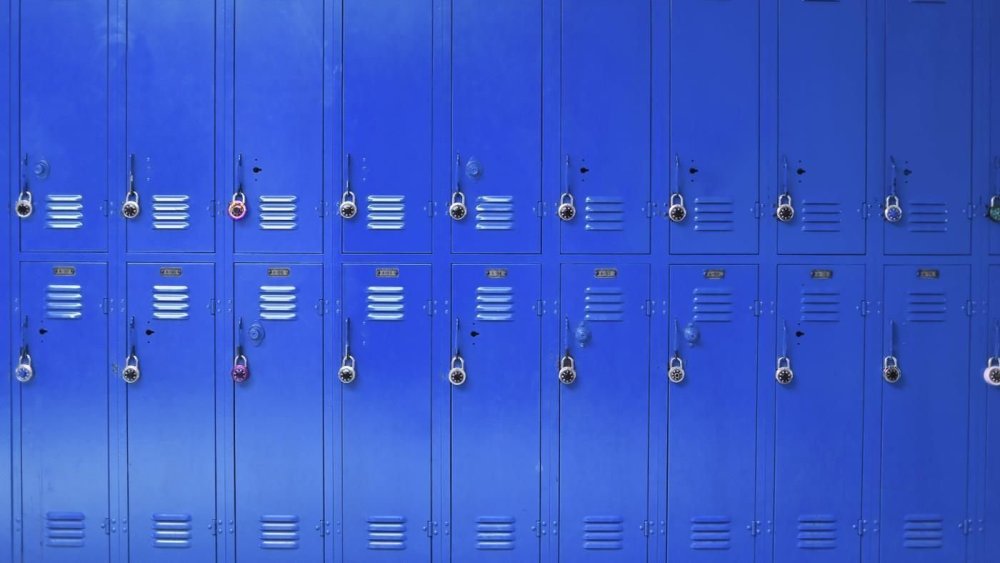 Школьные шкафчики