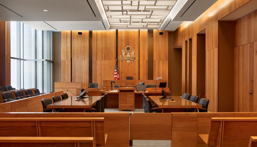 Здание суда интерьер