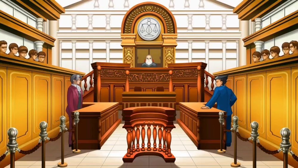 Зал суда Ace attorney