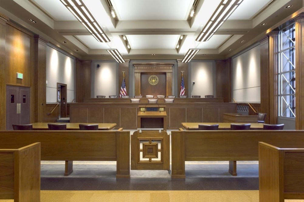 Зал суда Америка