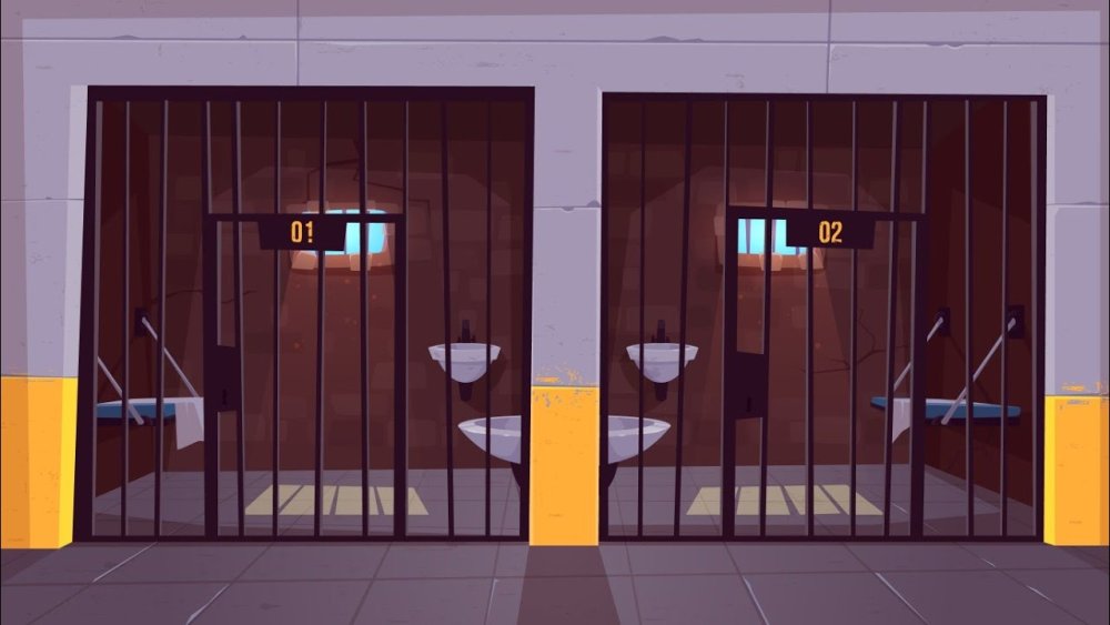 Мультяшная тюремная камера