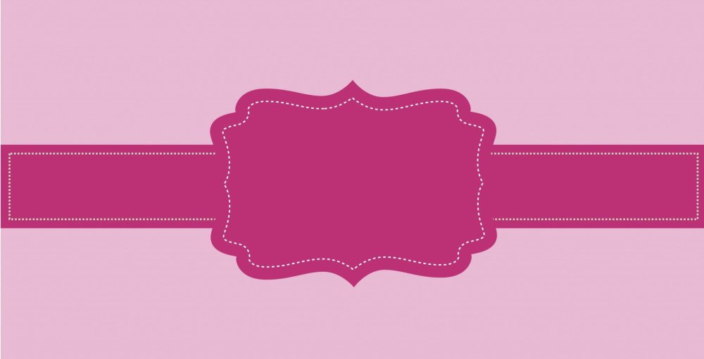 Розовый баннер