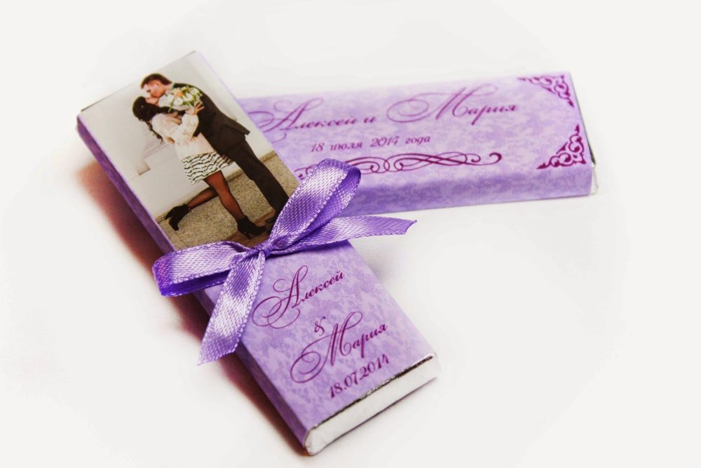 Трафарет на обертку шоколада