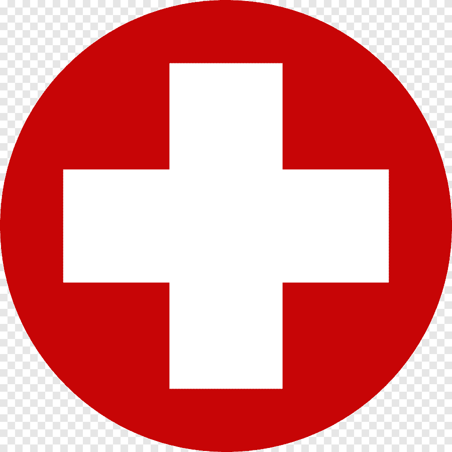 Флаг Швейцарии в круге