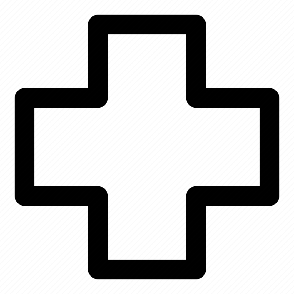 Крестик на прозрачном фоне