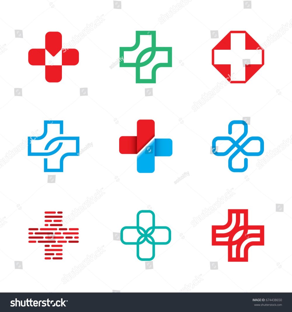 Стилизованный медицинский крест