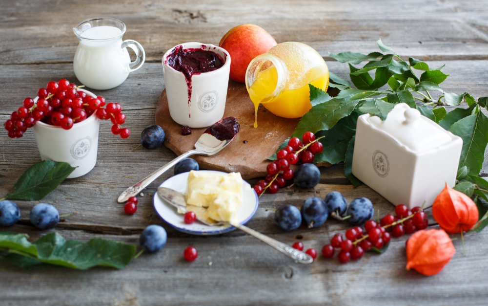 Натюрморт завтрак