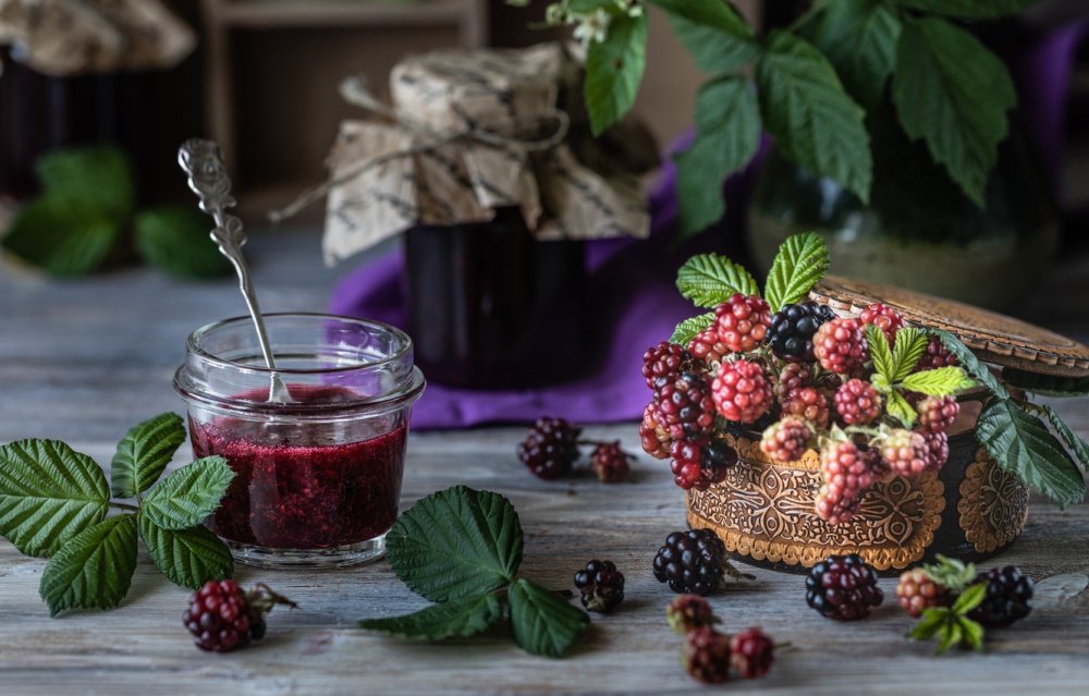 Брусника ежевика