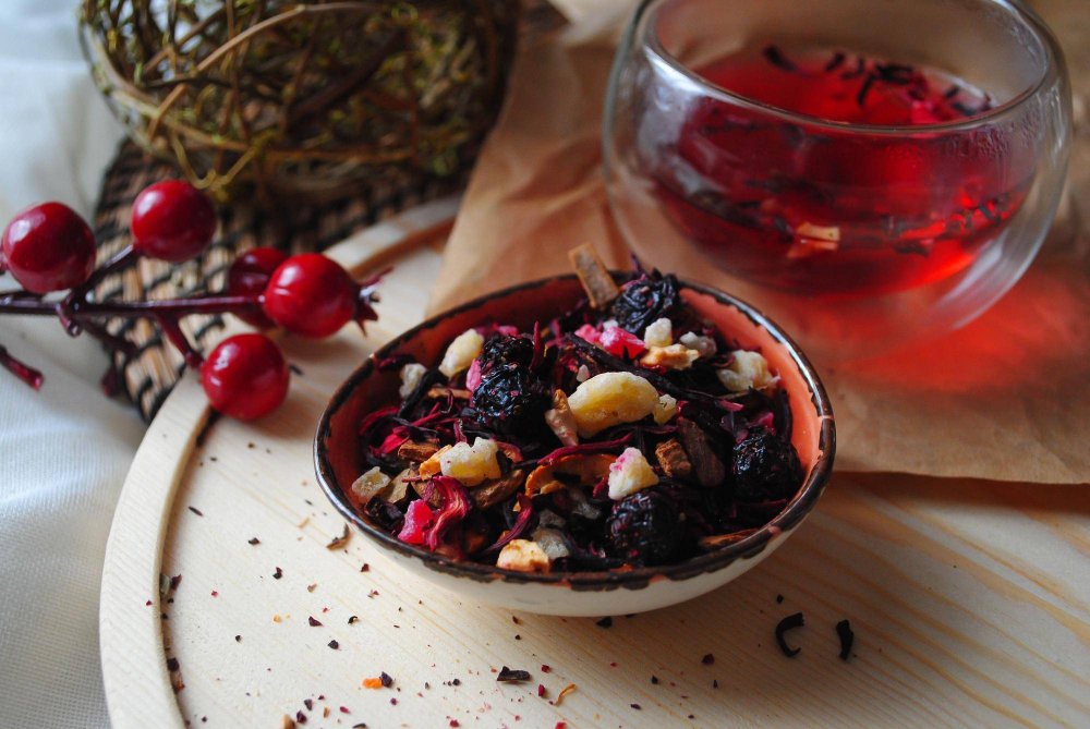 Вишневый пунш чай