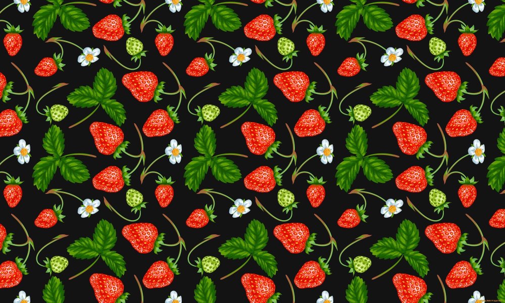 Клубника паттерн