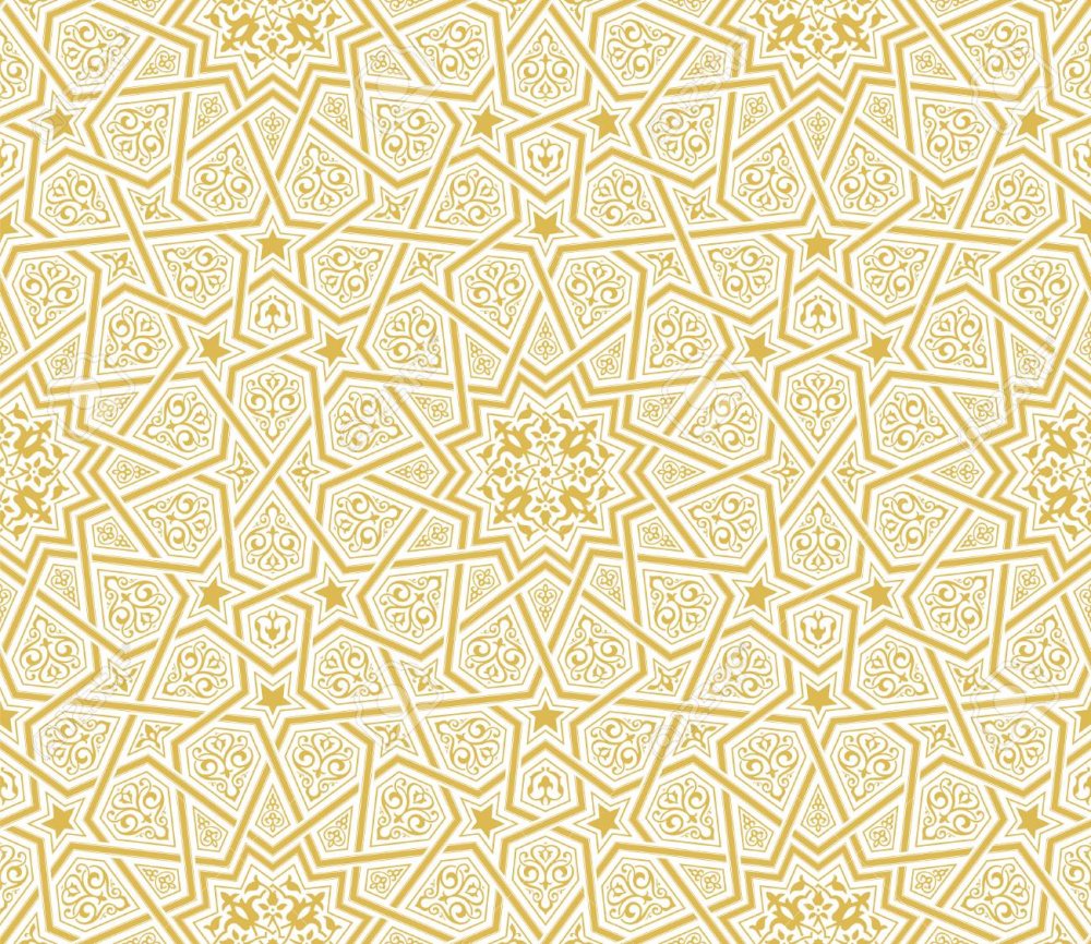 Исламский орнамент золото