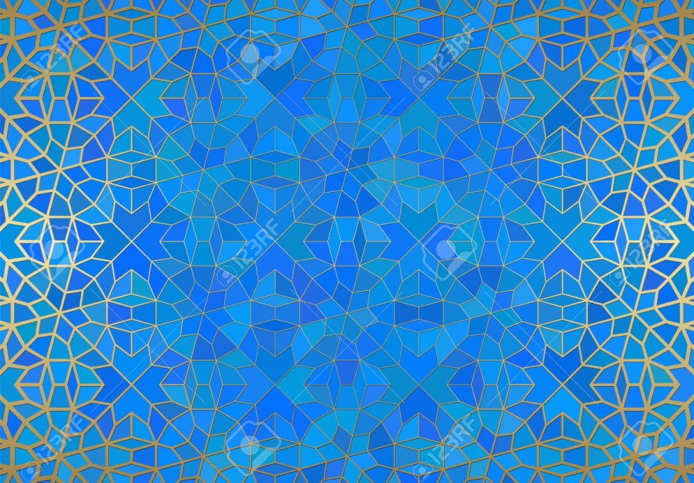 Золотой орнамент в Восточном стиле