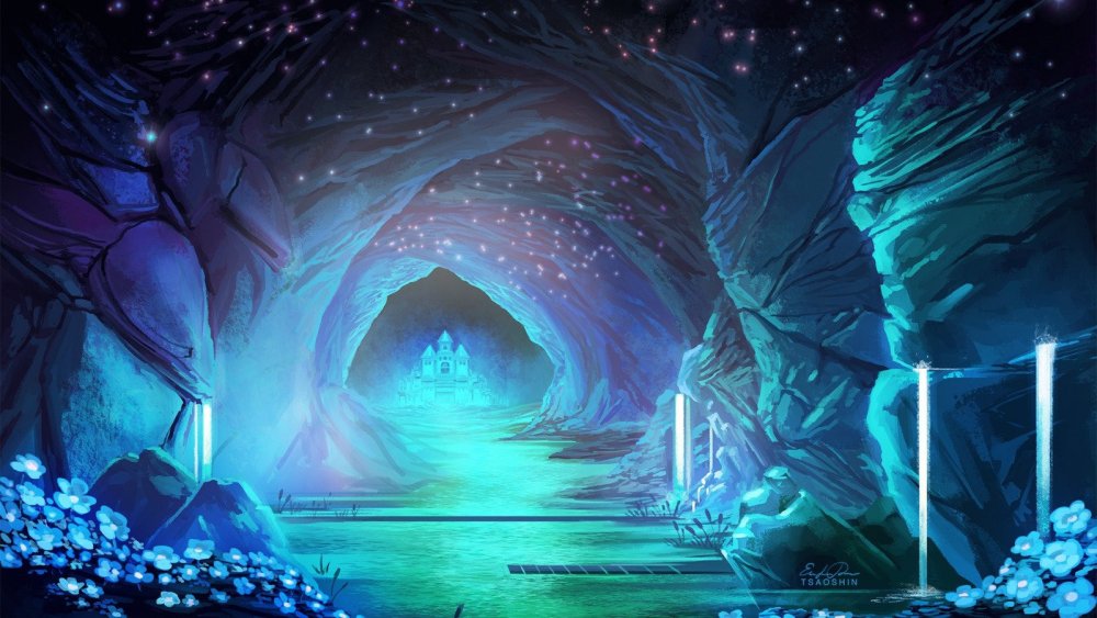 Изумрудная пещера арт