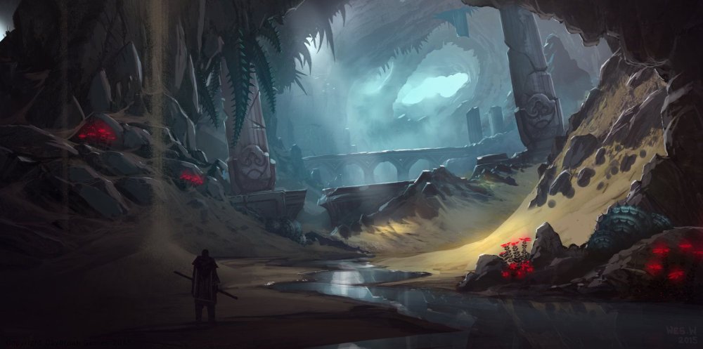 Пещера ВИВЕРН пустыня арт