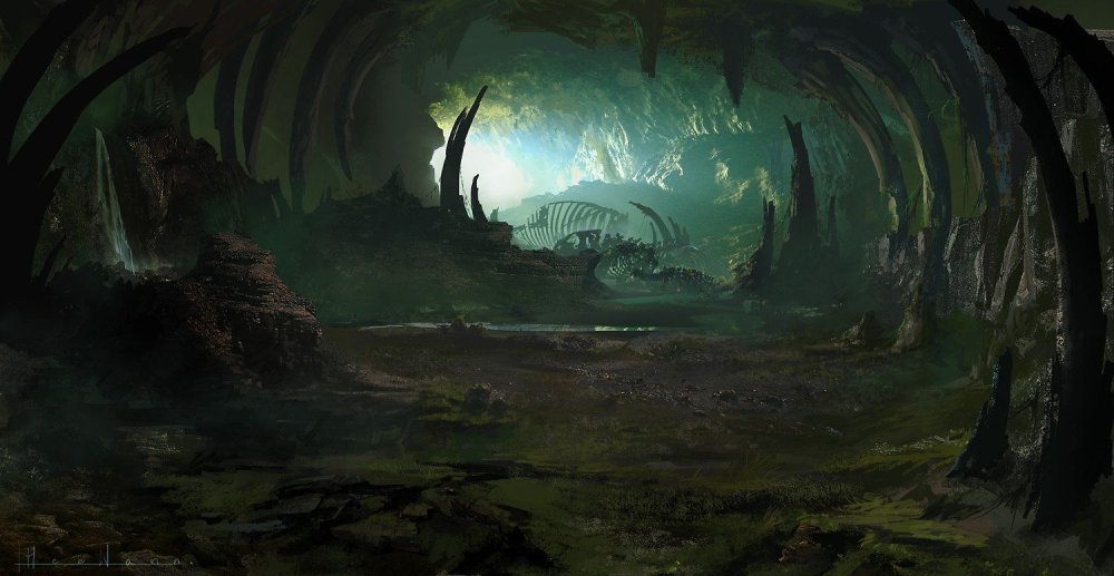 Мрачные пещеры фэнтези