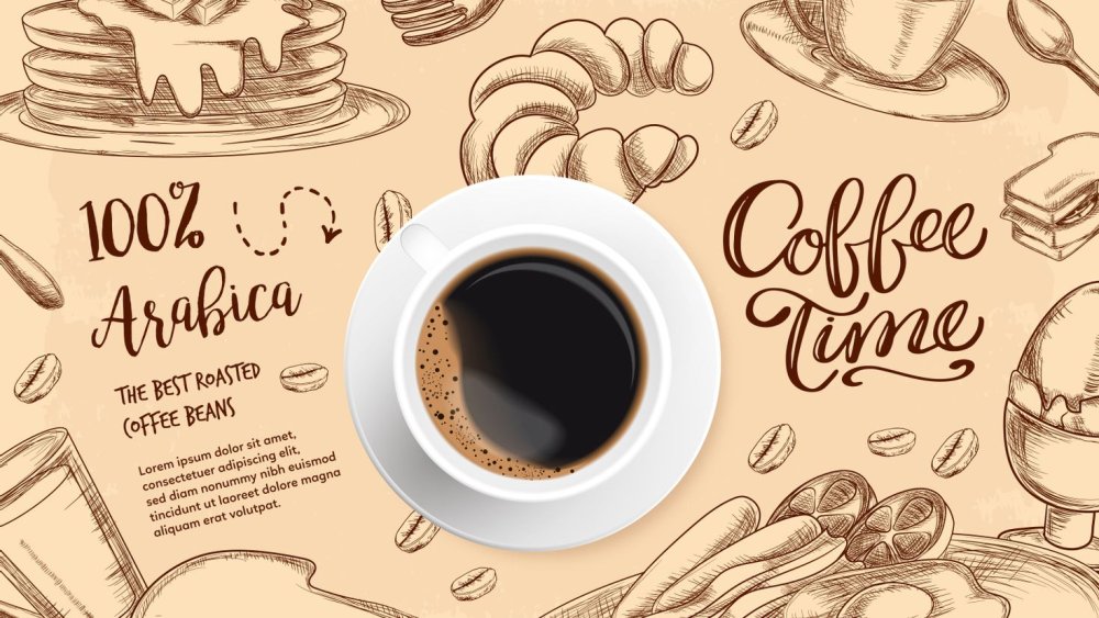 Фон для кафе кондитерской