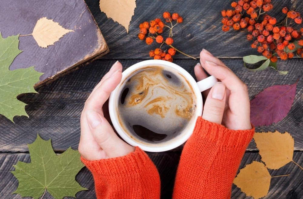Кружка чая зимой