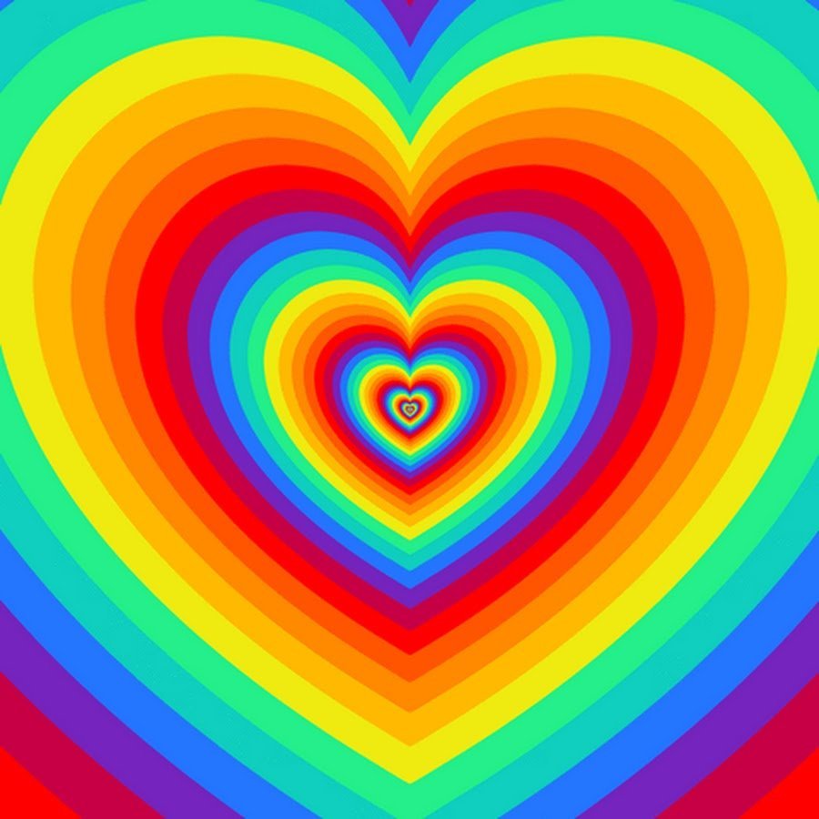 Разноцветное сердце
