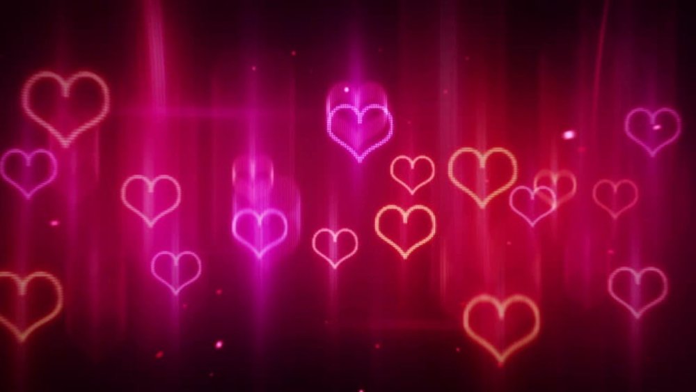 Сердце на розовом фоне