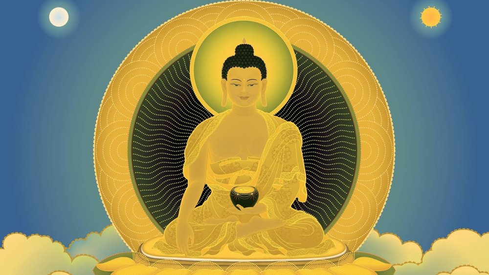 Будда медитирует