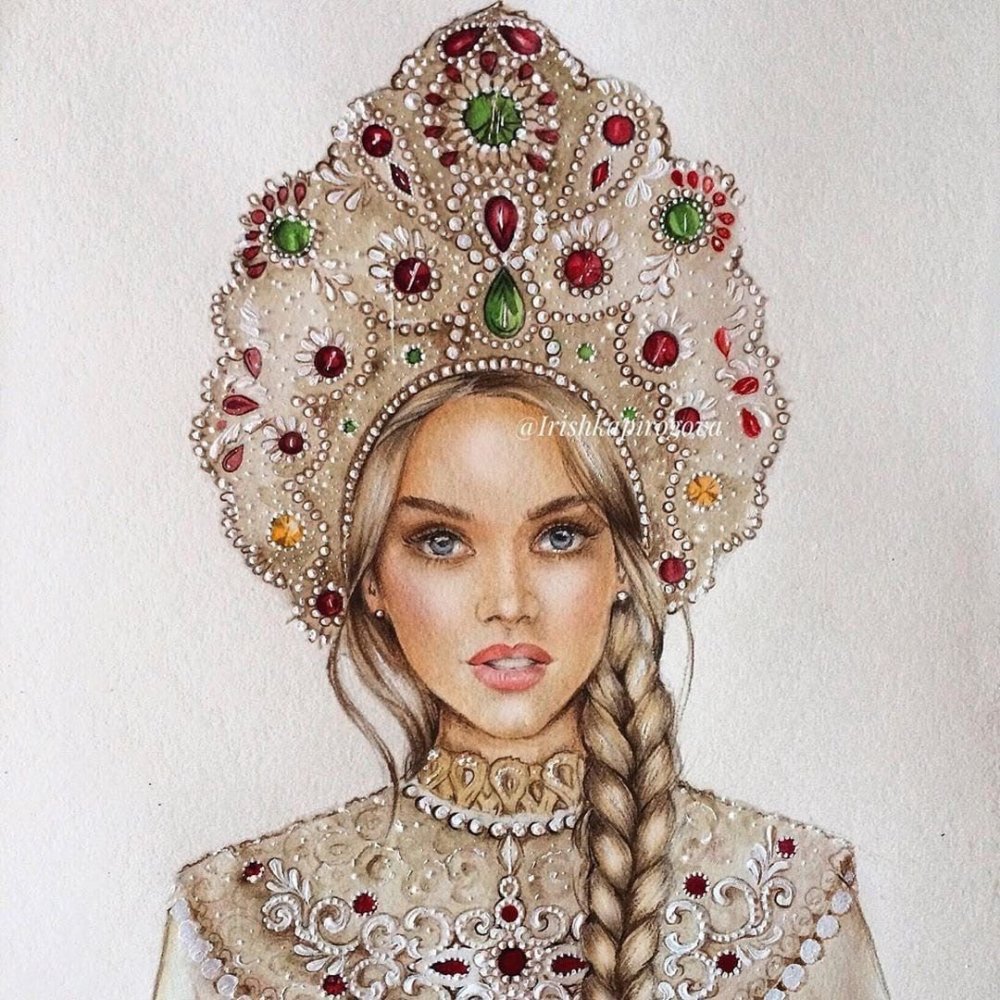 Люди в разных национальных костюмах