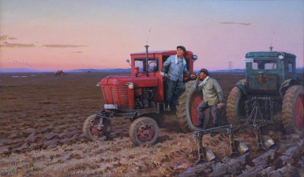 Трактор колхоз