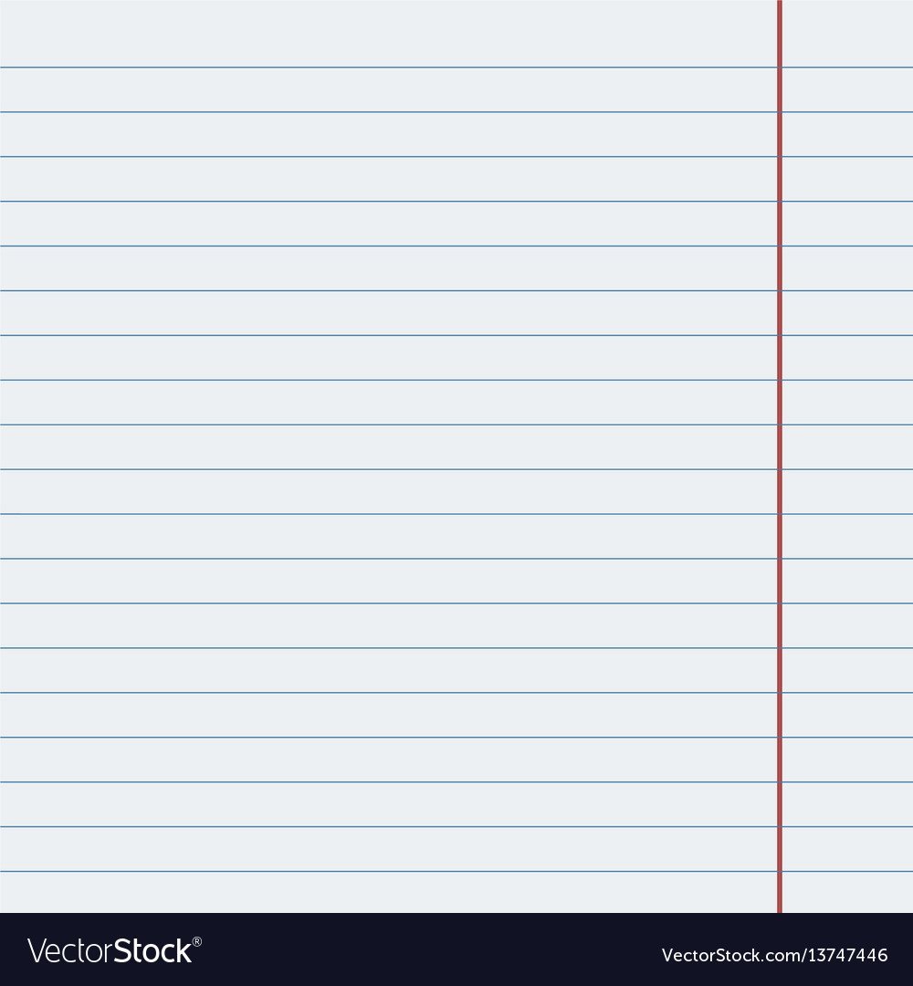 Тетрадь в линейку фон