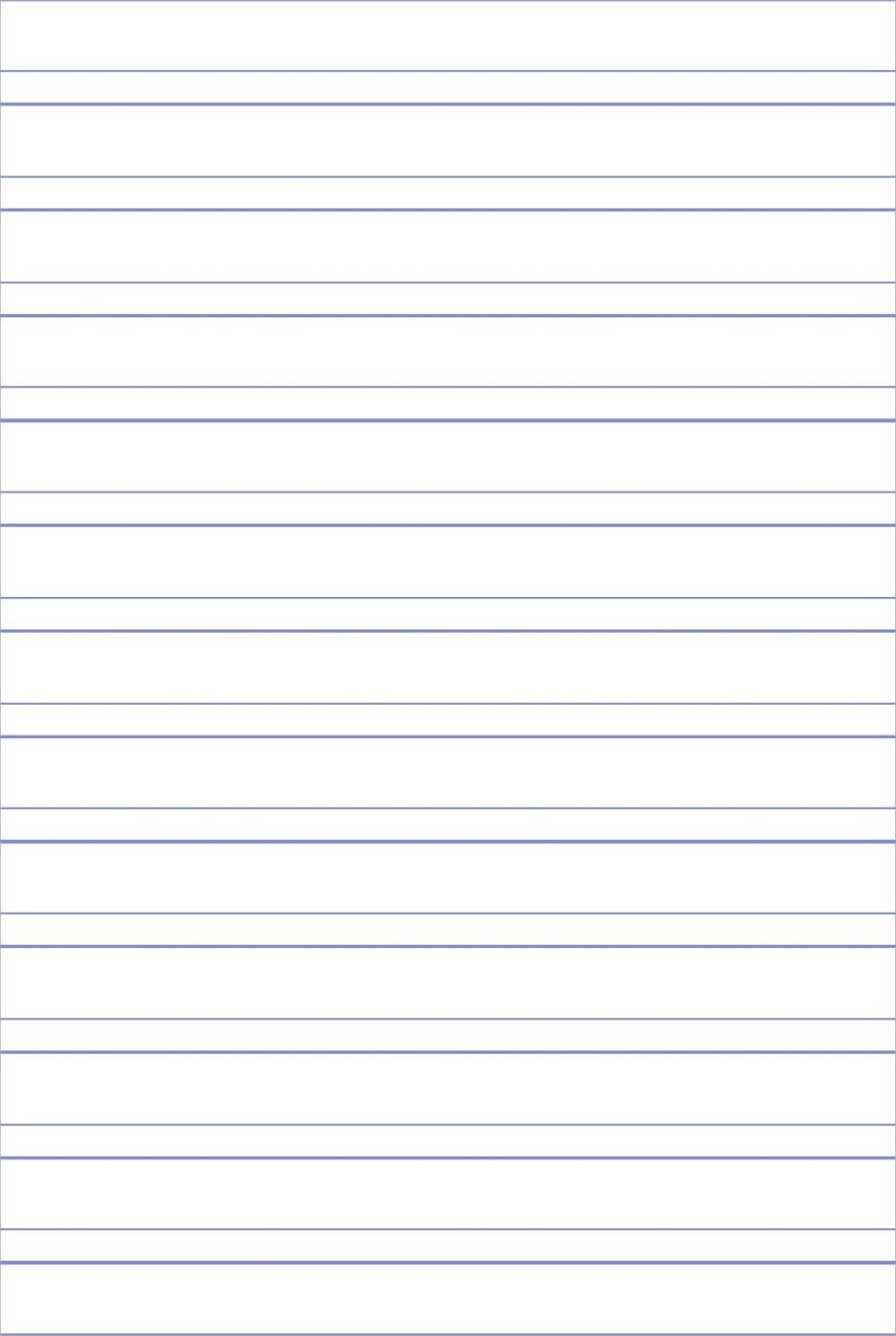 Тетрадный лист в линейку