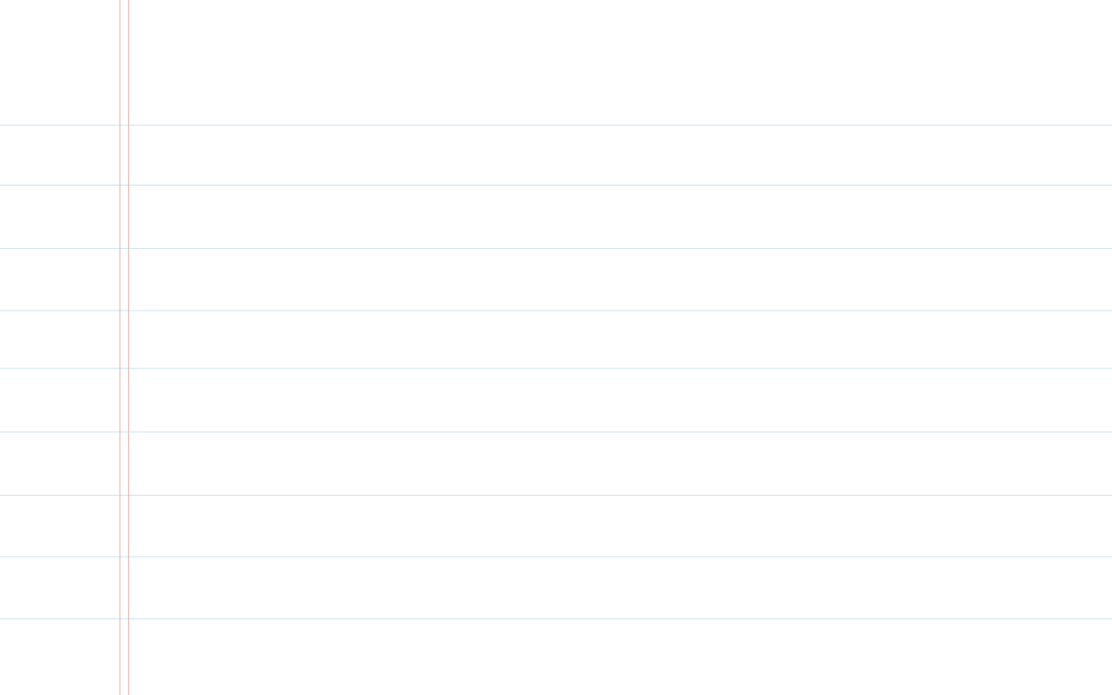 Лист бумаги в линейку
