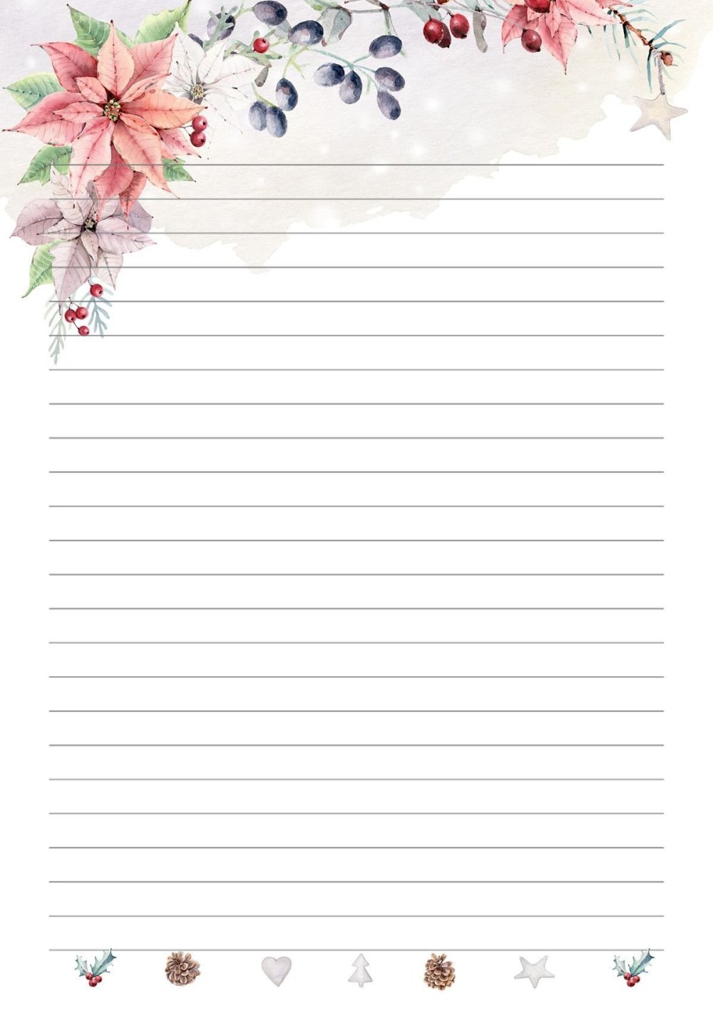 Тетрадный лист в линейку фон