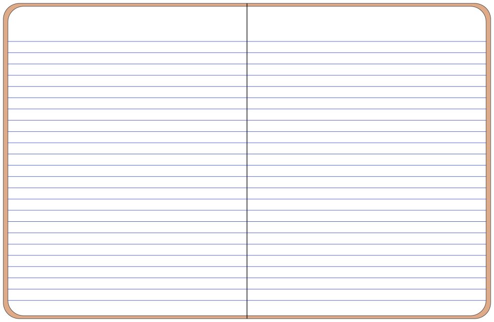 Лист в линейку